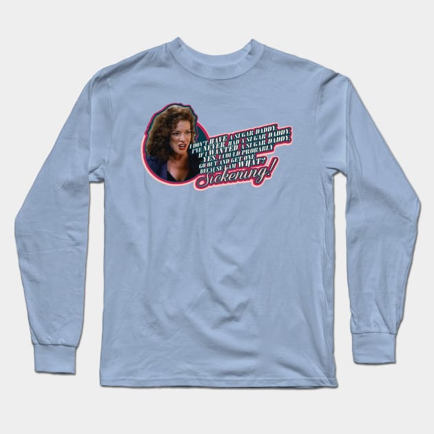 Julia Sugardaddy Long Sleeve T-Shirt by brettwhite